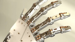 1X NEO nutzt Hände mit 22 Freiheitsgraden, um Hausarbeiten autonom zu erledigen. (Bildquelle: 1X Technologies/Eli Russell Linnetz)