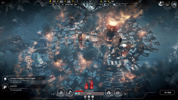 Im Bild: Eine Gameplay-Szene aus Frostpunk.