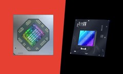AMDs Einsteiger-Grafikchip für Notebooks soll die Intel Arc A370M deutlich übertreffen – zumindest laut AMD. (Bild: AMD / Intel)