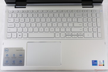 Standard Tastaturlayout. Leider können die drei Taschenrechner-Tasten entlang der oberen rechten Ecke nicht angepasst werden.