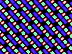 Pixelmatrix eines OLED-Displays von Samsung