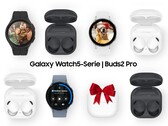 Samsung gibt aktuell bis zu 150 Euro Cashback beim Kauf der Galaxy Watch5 (Pro) und der Galaxy Buds2. (Bild: Samsung)