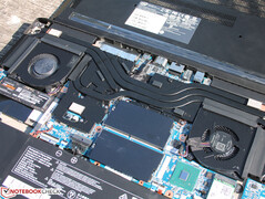 Die Lüfter sind freigelegt.