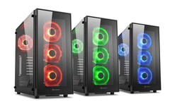 Sharkoon: Gehäuse mit Echtglas und RGB-Beleuchtung vorgestellt