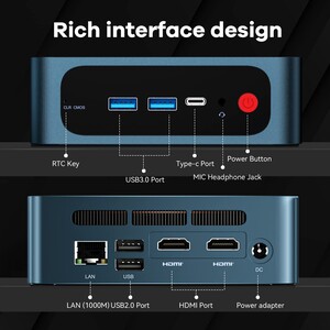 Der Hersteller bewirbt die zahlreichen Anschlüsse...