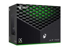 Die Verpackung der Xbox Series X zeigt die "Löcher" der Konsole in all ihrer Pracht. (Bild: Microsoft)