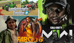 Spielecharts: Call of Duty Modern Warfare 2, Landwirtschafts-Simulator 22 und Far Cry 6 die Top-Games zum Jahresabschluss.