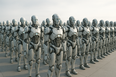 Die chinesische Regierung warnt vor einer Roboter-Blase, die zu platzen droht. (Bildquelle: OpenAI)