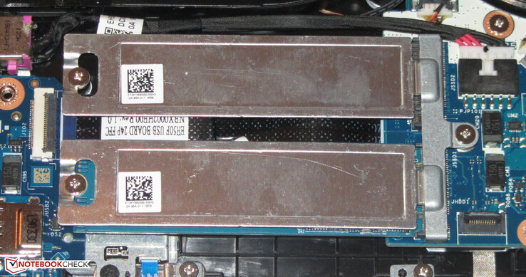Das Aspire kann zwei M.2-2280-SSDs aufnehmen