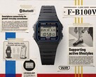 Casios neue F-B100W-Uhren bringen Bluetooth und Schrittzähler in das klassische F-91W-Design.