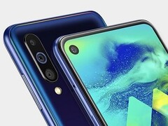 Das Galaxy M40 verfügt über ein Infinity-O-Display (Quelle: Samsung)