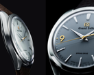 Das flache Zifferblatt der Grand Seiko SBGY045 entsteht durch mehrere Schichten transluzenter grauer Farbe, die mit einem dicken Klarlack überzogen und auf eine emaillierte Optik poliert werden.