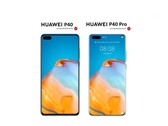 So werden Huaweis neue P40-Flaggschiffe von vorne aussehen: Eine Dual-Selfie-Cam haben beide, das Quad-Edge-Design bietet nur das P40 Pro.