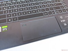 MSi Creator 15 - Clickpad