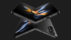 Die auf CAD-Basis erstellten hochauflösenden Renderbilder von @OnLeaks zeigen das Samsung Galaxy Z Fold5 vorab. (Bild: Smartprix)