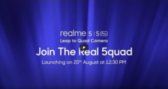 Vorstellung des Reame 5 &amp; Realme 5 Pro heute Abend live verfolgen