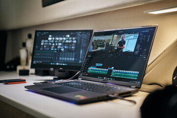 ... Nvidia's RTX 5080 für unsere Videos.