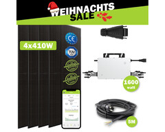 Balkonkraftwerk zur Erzeugung von Solarstrom (Bild: Jolywood, Hoymiles, Greensun Germany)