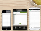 Das BlackBerry Passport bietet mehr Überblick als die rechteckige Konkurrenz (Bild: BlackBerry)