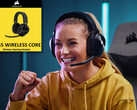 Corsair HS55 Wireless Core: Leichtes kabelloses Over-Ear Gaming-Headset.