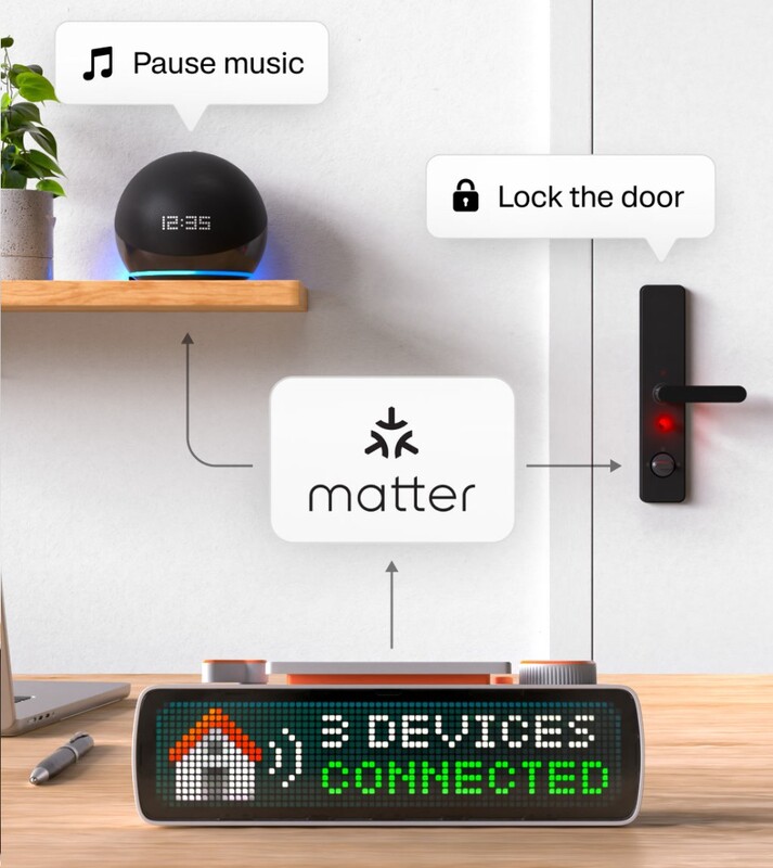 Busy Bar kann auch angeschlossene Smart Home Geräte steuern (Bildquelle: Flipper Devices)