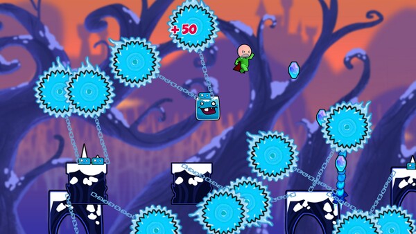Gameplay-Screenshot von Cloudberry Kingdom aus dem PlayStation Store. (Bildquelle: PlayStation Store)