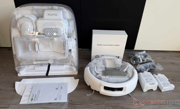 Lieferumfang des DJI Romo P2 Clean More Combo