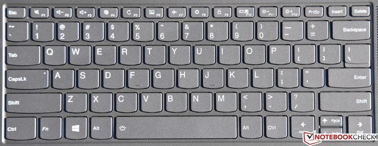 Die Tastatur gehört nicht zu den allerbesten Ultrabook-Eingabegeräten, sie positioniert sich aber eindeutig über dem Durchschnitt