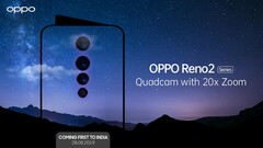Oppo Reno 2 erscheint am 28. August mit Quad-Kamera und 20-fach Zoom