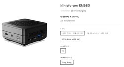 Minisforum Mercury Series EM680 (Quelle: Minisforum)