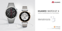 Die Huawei Watch GT 4 gibt es insgesamt sieben verschiedenen Designs. (Bild: Huawei)