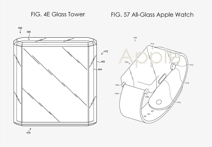 Illustration eines Mac und Apple Watch aus Glas (Bild: Apple)
