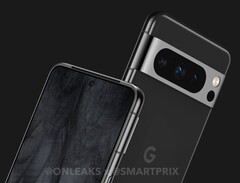 Das Google Pixel 8 Pro erhält ein flaches Display, statt des abgerundeten Panels des Vorgängermodells. (Bild: @OnLeaks / SmartPrix)