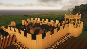 Screenshot ener Burg in Warlord: Britannia