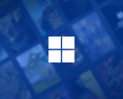 Windows 11 dominiert weiterhin die Liste. Im Bild: Windows-11-Logo vor einem Steam-Hintergrund