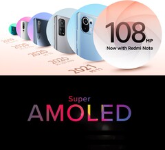 Die Gerüchteküche hatte recht: Super AMOLED-Displays und 108 Megapixel-Kameras wird es 2021 auch in der günstigen Redmi Note 10-Serie geben.