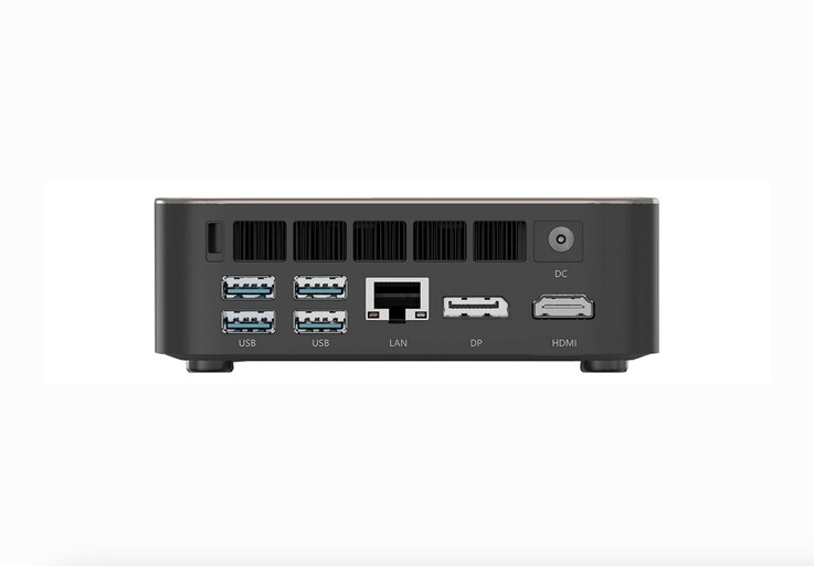 Der Links LC7530 Mini-PC verfügt über eine ordentliche Auswahl an Anschlüssen, darunter sechs USB-3.2-Anschlüsse vom Typ A.
