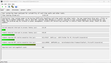 LatencyMon - Übersicht