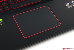 Das Touchpad des Acer Aspire Nitro 5 AN517