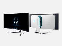 Alienware präsentiert einen 34 Zoll großen Gaming-Monitor mit gekrümmtem OLED-Panel. (Bild: Dell)