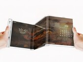 Das neueste faltbare Display von BOE kann doppelt gefaltet werden, sowohl nach innen als auch nach außen. (Bild: BOE)