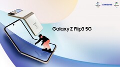 Das Samsung Galaxy Z Flip3 5G wird nun in einer speziellen Version für die Olympischen Spiele 2022 angeboten. (Bild: Samsung)