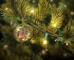 Die Govee Weihnachts-Lichterkette mit Glitzereffekt ist ab heute erhältlich. (Bildquelle: Govee)