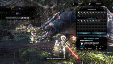 Im Bild: Ein Gameplay-Screenshot aus Monster Hunter: World.