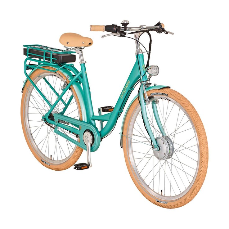 Auch ein E-Bike im Retro-Look wird angeboten (Bild: Aldi)