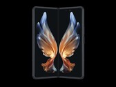 Anderes Hintergrund, vermutlich gleiches Foldable: Das erste Bild zeigt das Samsung W22 5G, vermutlich eine China-Only-Version des Galaxy Z Fold3.