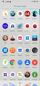 Standard App-Schublade