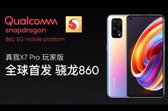 Der geleakte Teaser deutet nicht nur auf einen neuen Snapdragon 860 sondern auch ein drittes Realme X7-Modell namens Realme X7 Pro Player Edition.
