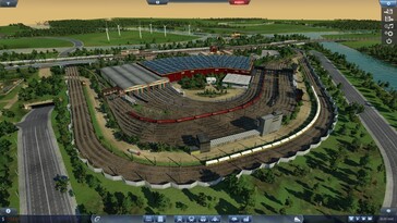 Im Bild: Ein Gameplay-Screenshot aus Transport Fever.