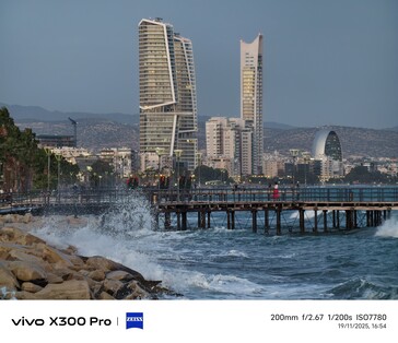 Vivo X300 Pro 200mm mit Tele-Konverter.